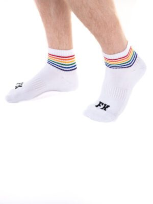 FK SPORT ANKLE SOCKS (2-PACKs)<span> - </span>O/S, RAINBOW