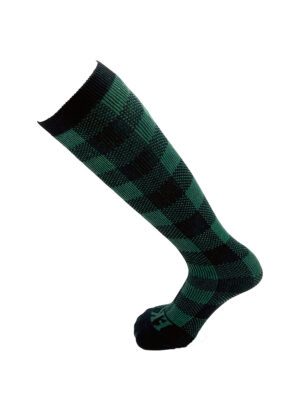 FK SPORT PLAID SOCKS<span> - </span>Green/Black, O/S