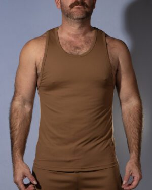 FK SPORT Race Point Tank Tops-5 COLORS<span> - </span>Cocoa, S