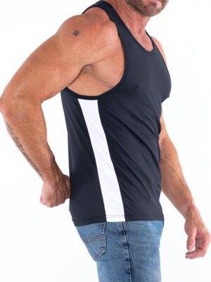 FK SPORT Race Point Tank Tops-5 COLORS<span> - </span>Black, S