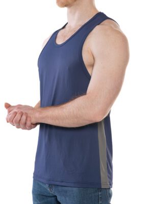 FK SPORT Race Point Tank Tops-5 COLORS<span> - </span>Navy, XL