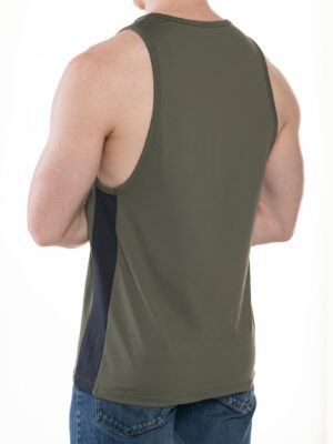 FK SPORT Race Point Tank Tops-5 COLORS<span> - </span>OLIVE, S