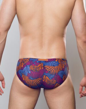 V10 Swim Brief - Stallion Navy Print<span> - </span>Navy, M