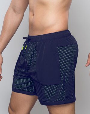 NEON MESH SHORTS<span> - </span>S, Black