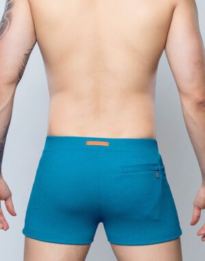 V60 Swim Trunk-TEXTURED FABRIC-Railroad Teal-V60001NERT<span> - </span>Teal, M