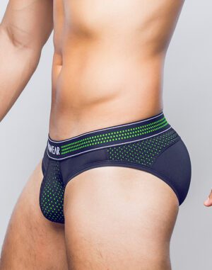 NEON MESH BRIEF<span> - </span>NEON GREEN, M