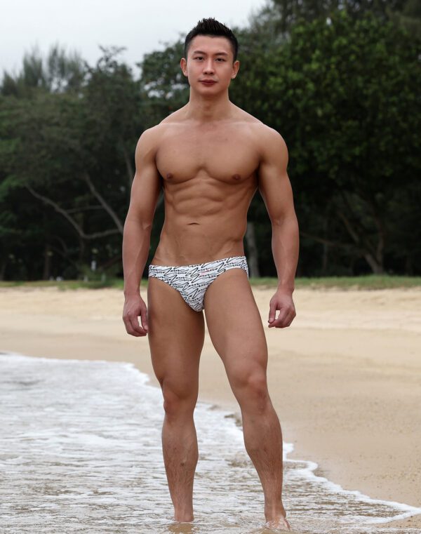 V20 Signature Print Swim Brief - Image 3
