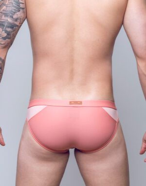 BLK Label #6- Swim Brief - White or Coral<span> - </span>Coral, L