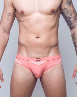 BLK Label #6- Swim Brief - White or Coral