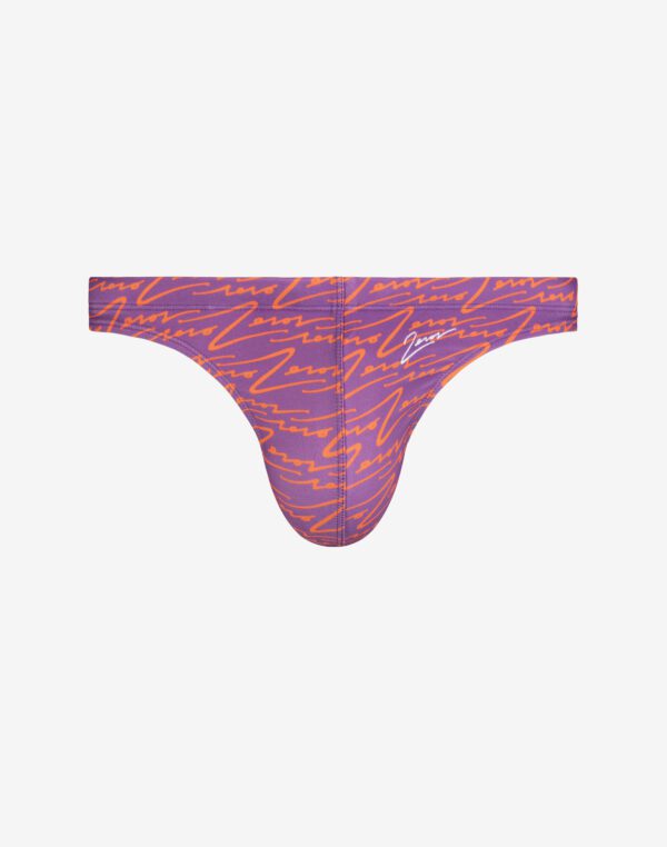 V80 Signature Print Swim Thong - Image 12