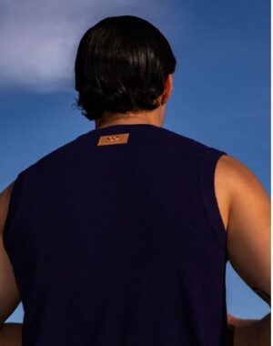 SAPPHIRE KNIT VEST<span> - </span>Navy, M