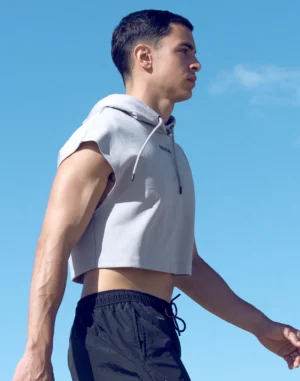 Cropped Hoodie - 2 new colors<span> - </span>GREY, S