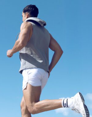 Sleeveless Hoodie - 2 colors<span> - </span>GREY, S