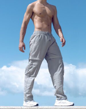 Zip-off Pants<span> - </span>GREY, S