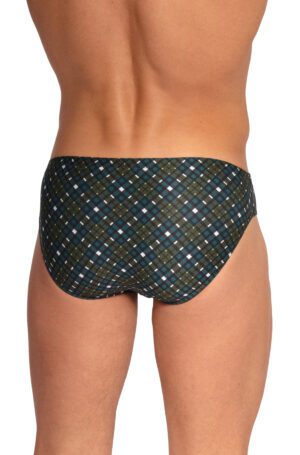 1-09882-9558 Red 2562 Sportbrief<span> - </span>Check Green, L