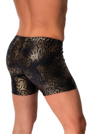 2-12974 M2579 Beach HIP BOXER<span> - </span>BLACK/GOLD, M