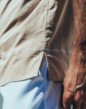 Santorini Linen Shirt<span> - </span>Taupe, L