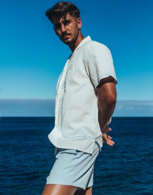 Santorini Linen Shirt<span> - </span>White, M