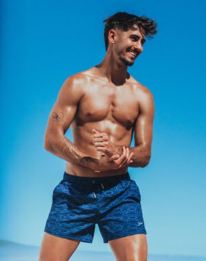 S70 Printed Signature Short - Navy<span> - </span>Navy, S