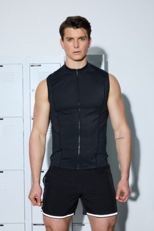 Gym2Street Sleeveless Jacket<span> - </span>Black, L