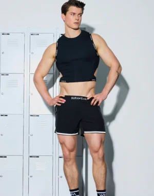 SPR Performance Cropped Tank<span> - </span>Black, L