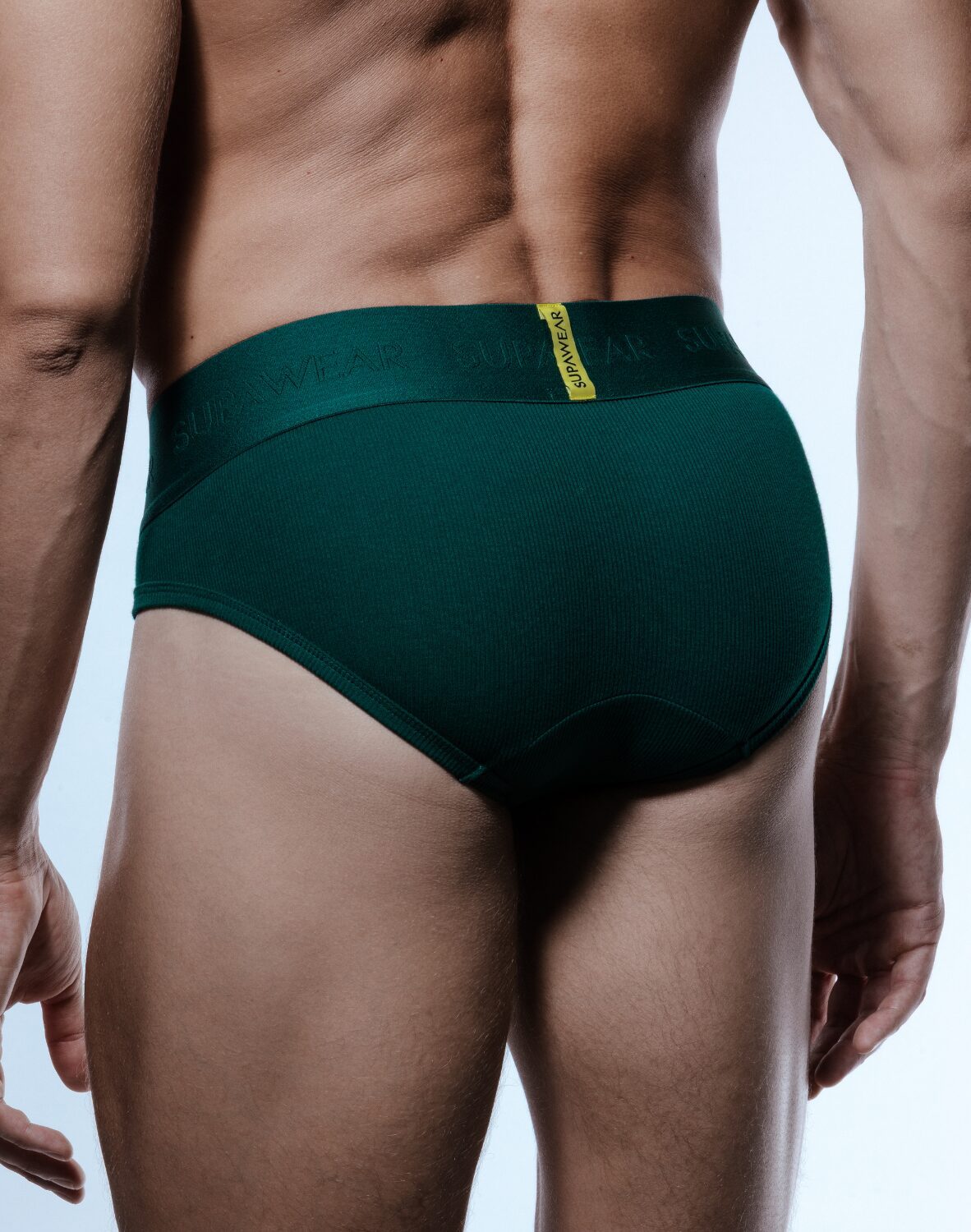 Ribbed Brief - Emerald, Black or Green - Image 12