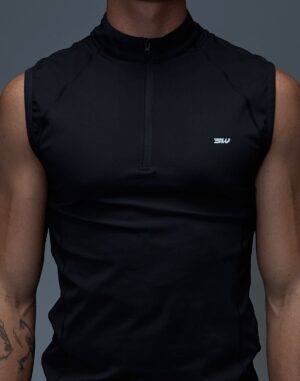Gym2Street Half Zip Vest<span> - </span>Black, M