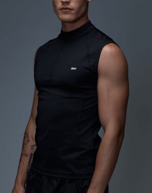 Gym2Street Half Zip Vest<span> - </span>Black, L