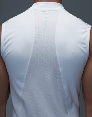 Gym2Street Half Zip Vest<span> - </span>White, M