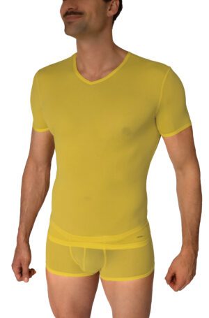 1-09924-RED 2602 V-Neck T-Shirt A/W'26<span> - </span>YELLOW, S