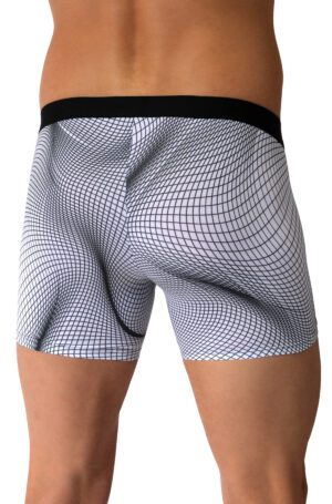 1-09980-RED 2612 Boxerpants<span> - </span>Black Print, M