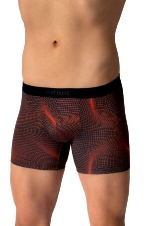 1-09980-RED 2612 Boxerpants<span> - </span>RED PRINT, S
