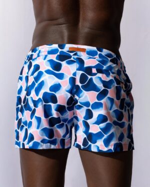 S50 Abstract Swim Shorts<span> - </span>Blue/Teal, M