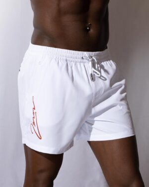 S90 Signature Shorts - Lido<span> - </span>WHITE/RED, XL