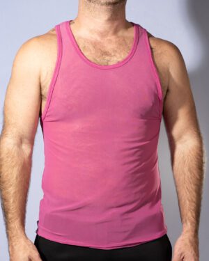 FK SPORT Echo Mesh Tank Tops-3 COLORS<span> - </span>PINK, S