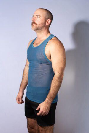 FK SPORT Echo Mesh Tank Tops-3 COLORS<span> - </span>BLUE, XL