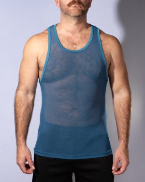 FK SPORT Echo Mesh Tank Tops-3 COLORS<span> - </span>BLUE, M