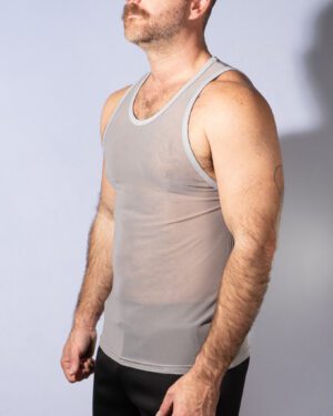 FK SPORT Echo Mesh Tank Tops-3 COLORS<span> - </span>GREY, L