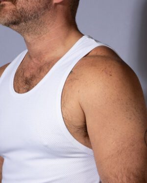 FK SPORT Race Point Tank Tops-5 COLORS<span> - </span>White, M