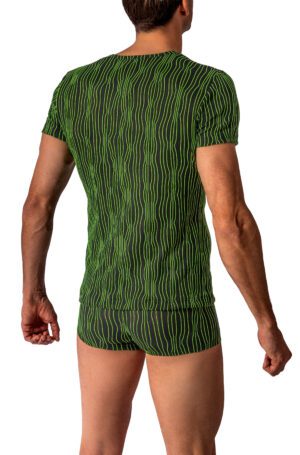 M2615-2-12993-T’Shirt<span> - </span>Neon Black/Lime, S