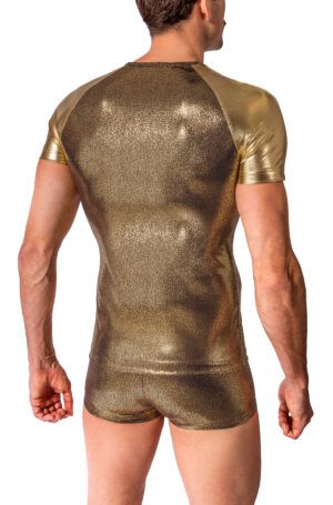 M2621-2-13035-Casual T-Shirt<span> - </span>BLACK/GOLD, S