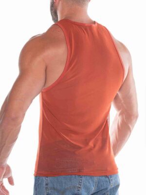 FK SPORT Echo Mesh Tank Tops-5 COLORS<span> - </span>Rust, S