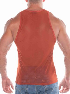 FK SPORT Echo Mesh Tank Tops-5 COLORS<span> - </span>Rust, M