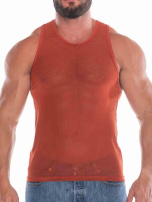FK SPORT Echo Mesh Tank Tops-5 COLORS<span> - </span>Rust, L
