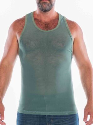 FK SPORT Echo Mesh Tank Tops-5 COLORS<span> - </span>Sage, L