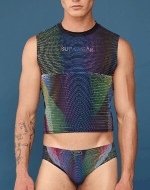 Contour Pride Crop Tank-2026<span> - </span>RAINBOW, XS
