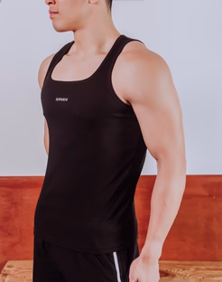 Semi-Square Tank - Black or White