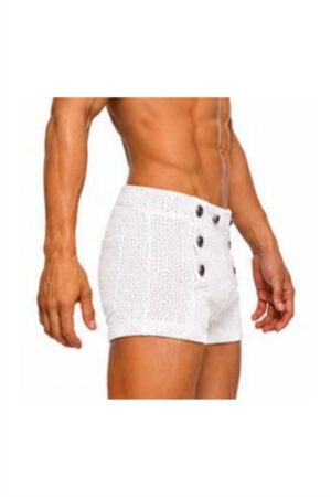 ATOMIC Sailor Inspired Shorts<span> - </span>SILVER/WHITE, L
