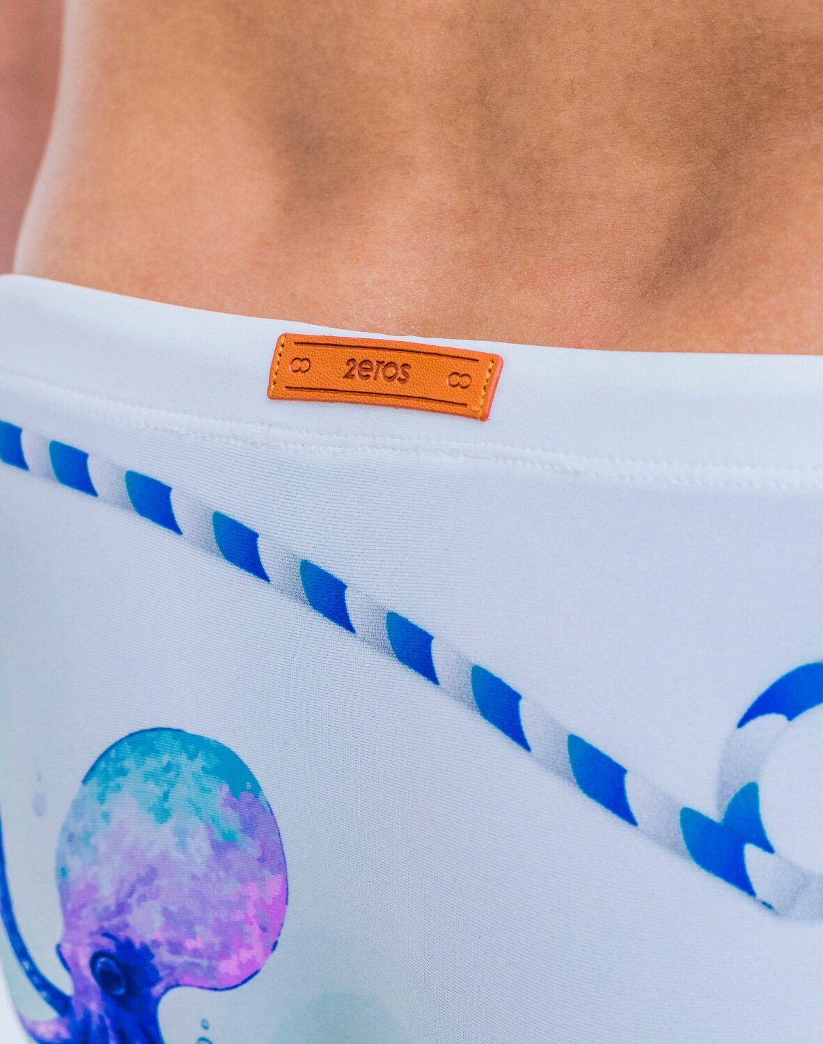 V10 Coralscape Blue Swim Brief - Image 11