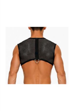 RICHTER Chest Harness<span> - </span>BLACK/SILVER, L